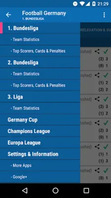 Football Germany android App screenshot 6